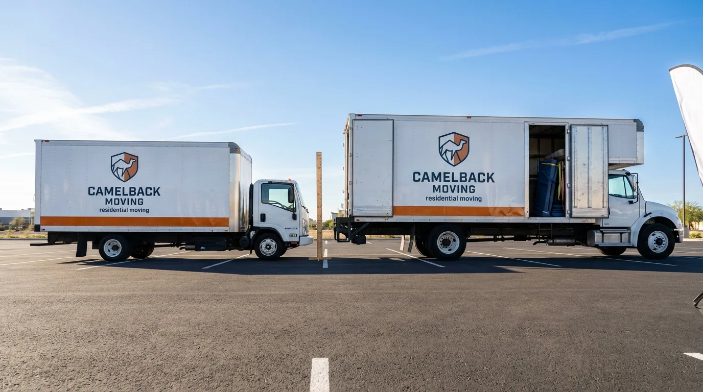 Moving truck size capacity guide in West Valley City